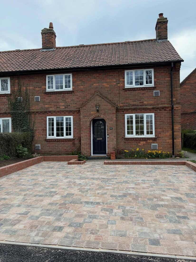Block paving after 2