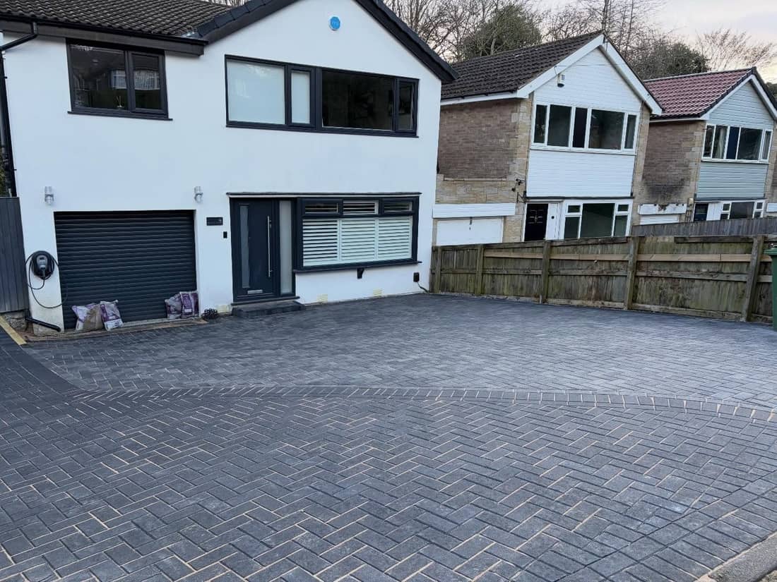 Block paving driveways after 4
