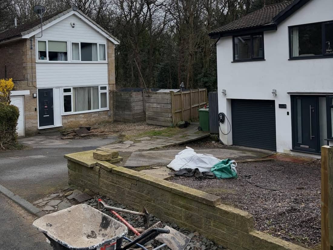 Block paving driveways before 5