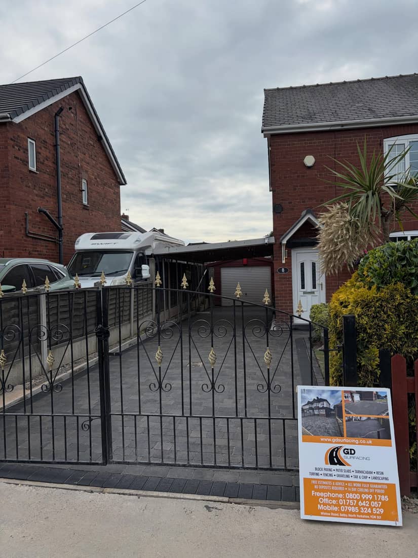 Block paving driveways
