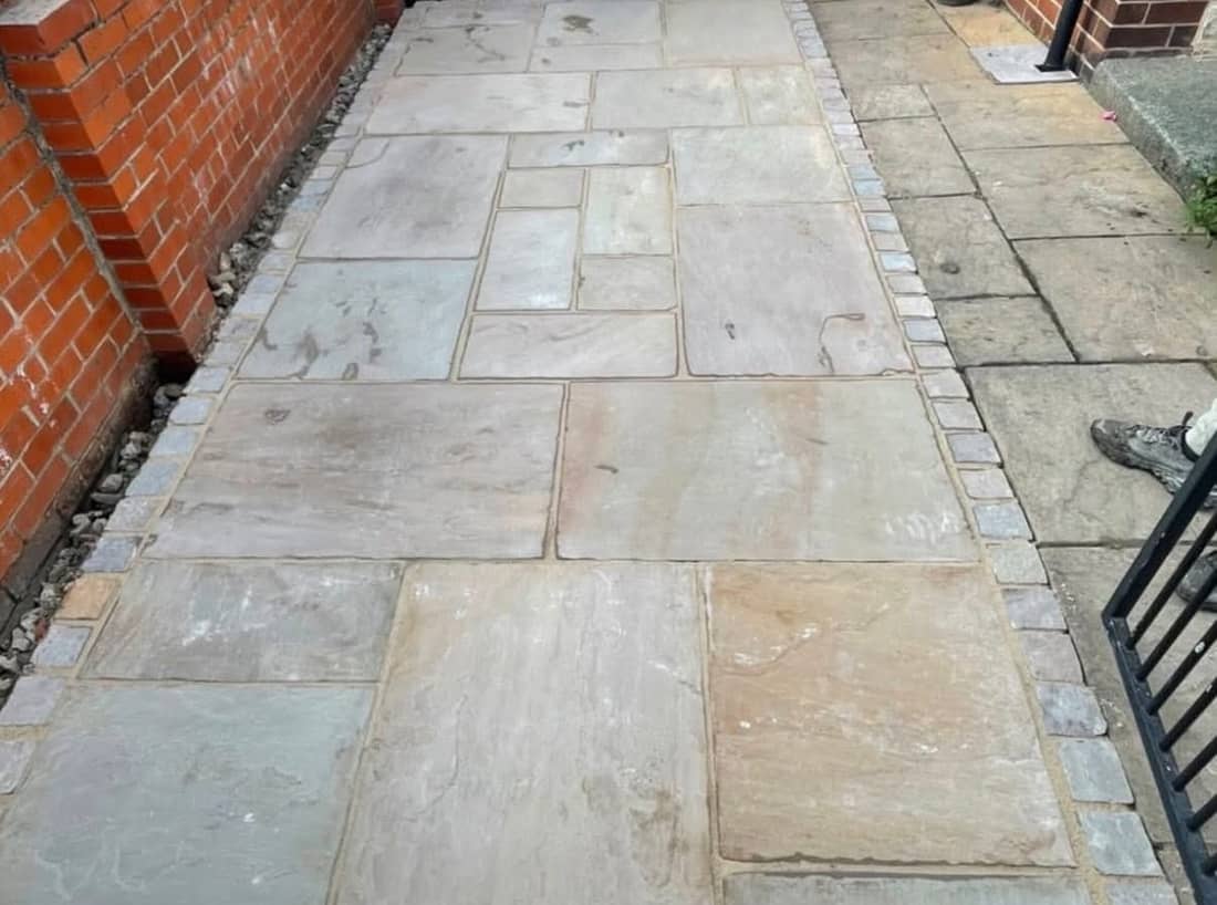 Indian stone pavers