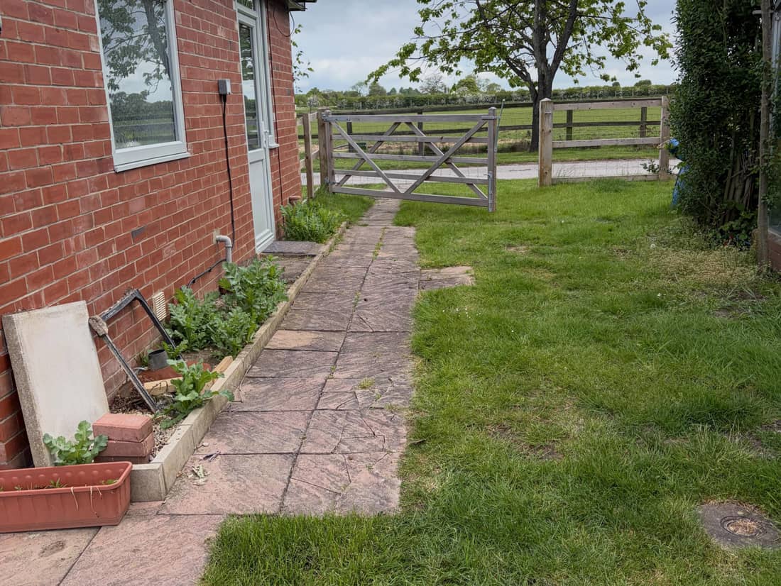Indian stone paving before 1