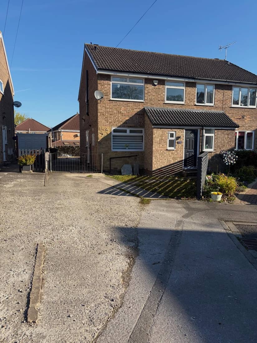 Tarmac driveway before 2